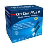 50 Tiras para medição de Glicose - On Call Plus