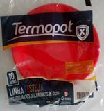 500 Pratos Descartavel Plastico Vermelho 15cm - Termopot