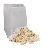 500 Saco De Papel Branco Pipoca Nº4 Pipoqueiro 8x17,5 (1pct) - Embale bem