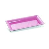6 Bandejas Decorativas Retangular Rosa Dec. Festas - Cromus