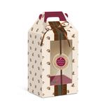 6 Caixa Ovo Pascoa 350G C/Visor Fio E Tag Sabor Dec.Festa - Cromus pascoa