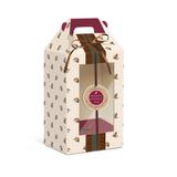 6 Caixa Ovo Pascoa 500G C/Visor Fio E Tag Sabor Dec.Festa - Cromus pascoa