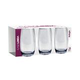 6 Copos Bellagio Vidro Redondo 450ml Transparente - Safi