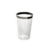 6 Copos de Plástico Transp. 340ml Decoração Festas - Cromus