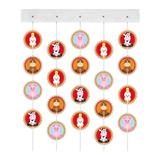 6 Cortinas Decorativas Fazendinha dec. Festas - Cromus