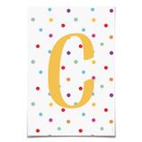 6 Letras C P/Faixa Decorativa Colore Dec. Festas - Cromus