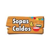 6 Placas De Sinalização Sopas E Caldos 37,2X17 Festa Junina - Cromus