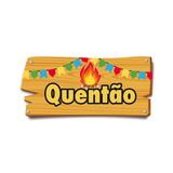 6 Placas Decorativas Quentão Especial Festa Junina 37x17cm - Cromus
