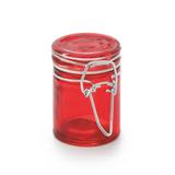 6 Potinhos Hermético Vermelho Pqn Decoração Festas - Cromus