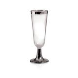 6 Taça Champagne Transp. 120ml Decoração Festas - Cromus