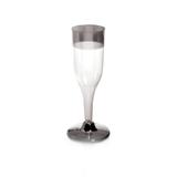6 Taça Champagne Transp. 156ml Decoração Festas - Cromus