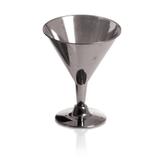 6 Taça Martini Prata 190ml Decoração Festas - Cromus