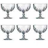 6 Taças Country transparente para sobremesa e sorvete 380ml - Libbey