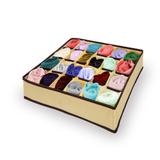 6551 3 Organizador Calcinhas Meia Cuecas P/ Gavetas 24 Nichos 6551 - Art house