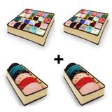 6551 6552 Kit 2 Organizador Calcinhas Meias Para Gavetas + 2 De Sutiã - Art house