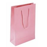 70 Sacolas De Papel Rosa Bebê 25x17x6cm Bolsa Festa - On store