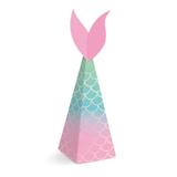 8 Caixas Mini Cone C/Aplique Sereia 4X4X12Cm Dec. Festas - Cromus