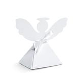 8 Caixas p/ Doces Anjo Batismo Branco Dec. Festas - Cromus