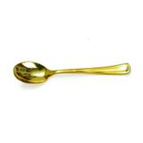 8 Colher de Mesa Ouro 16cm Decoração Festas - Cromus