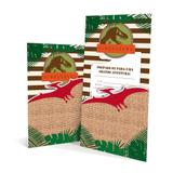 8 Convites Dinossauros Decoração Festas - Cromus