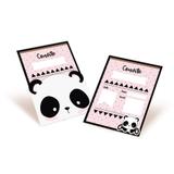 8 Convites Panda Decoração Festas - Cromus