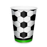 8 Copo Papel Futebol 240ml Decoração Festas - Cromus