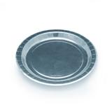8 Prato Laminado Sobremesa Prata 18cm Decoração Festas - Cromus