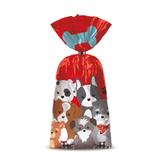 8 Sacola Surpresa Cachorrinhos 15X29Cm Dec. Festas - Cromus