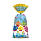 8 Saquinhos Surpresa Personalizado Baby Shark Perolado 15x29 - Cromus