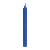 8 Velas Palito Liso Azul Royal Decoração Festas - Cromus
