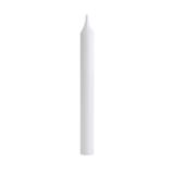 8 Velas Palito Liso Branco Decoração Festas - Cromus
