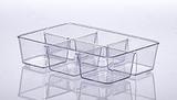 904 - Organizador com Divisória Cristal 25X18X6CM - Paramount
