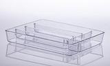 907 - Organizador com Divisória Cristal 36X28X5CM - Paramount