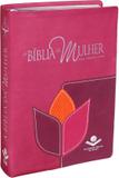 A Bíblia da Mulher Almeida Revista e Corrigida Luxo Vinho Média - Editora sbb