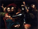 A Captura de Cristo - Caravaggio - Tela 30x38 Para Quadro - Santhatela