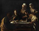A Ceia em Emaús (1606) - Caravaggio - Tela 60x74 Para Quadro - Santhatela