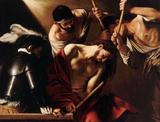 A Coroação com Espinhos - Caravaggio - Tela 60x78 Para Quadro - Santhatela