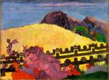 A Montanha Sagrada - Gauguin Tela Gigante Para Quadro - Santhatela