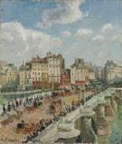 A Ponte Nova - Camille Pissarro - Tela 30x35 Para Quadro - Santhatela