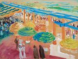 A Praia - Isaac Grünewald - Tela 30x39 Para Quadro - Santhatela