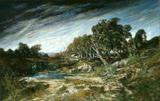 A Rajada de Vento - Gustave Courbet - Tela 30x47 Para Quadro - Santhatela