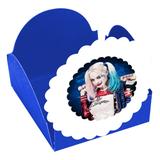 A1-Forminhas para Doces Azul Escuro Arlequina - 10 unds - Vem festejar