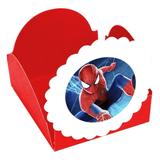 A1-Forminhas para Doces Homem Aranha Vermelha- 10 unds - Vem festejar