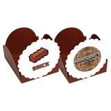 A1-Forminhas para Doces Minecraft Marrom 10 unds - Vem festejar