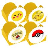 A1-Forminhas para Doces Pokémon Amarela 10 unds - Vem festejar