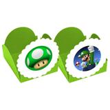 A1-Forminhas para Doces Super Mario Verde Modelo 02 10 unds - Vem festejar