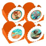A1-Forminhas para Doces Zootopia Laranja com 10 unidades - Vem festejar