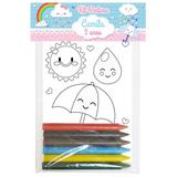 A1-Kit Pintura Chuva de Amor com 10 unds - Vem festejar