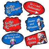 A1-Kit Plaquinhas Arlequina c/ 06 unidades - Mz decoraçoes e festas