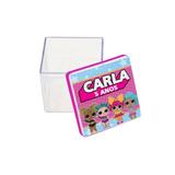 a1-Lembrancinha Caixa 4cm LOL Surprise - Vem festejar